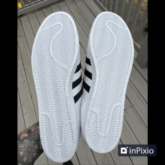 Adidas Mens Size 19 Superstar White Low Top Shoes Sneakers NWT Small Smudge - Picture 8 of 8